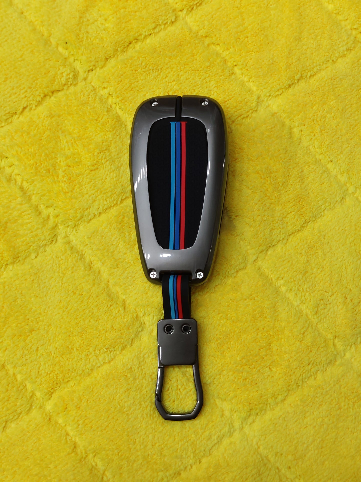 Oshan X7 Metal Remote Cover With Keychain BMW Style