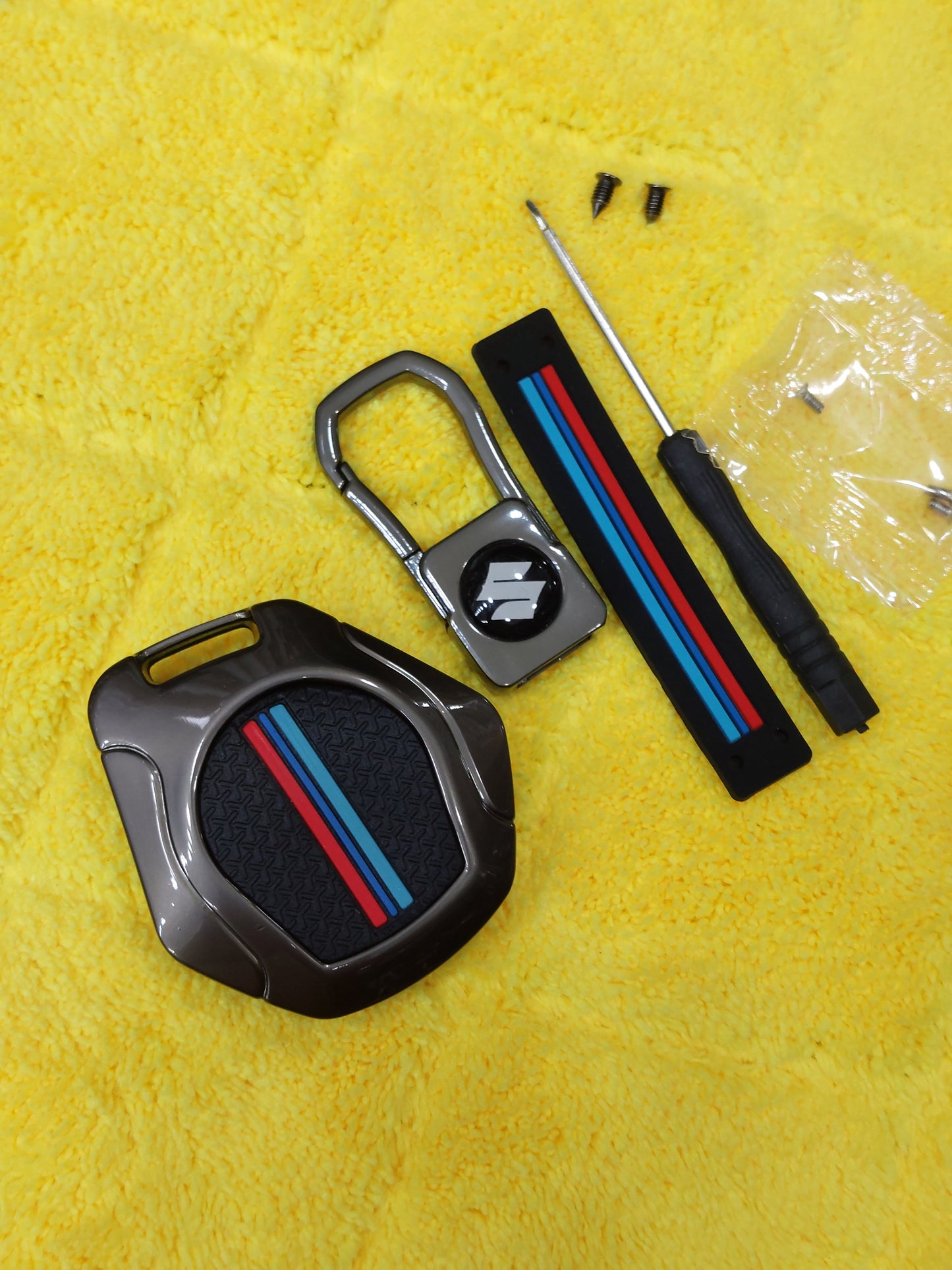 Suzuki Alto 2019-2025 Metallic Key Cover with key chain