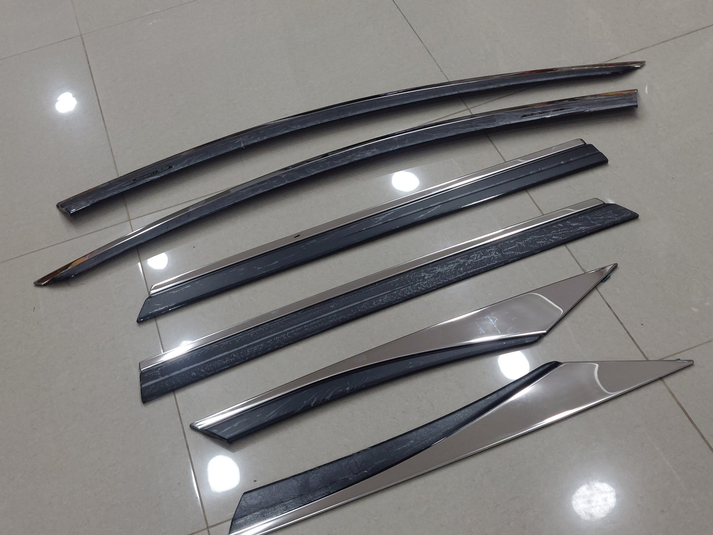 Haval H6 2023-2025 TXR Airpress chrome Rain Visors 6 piece