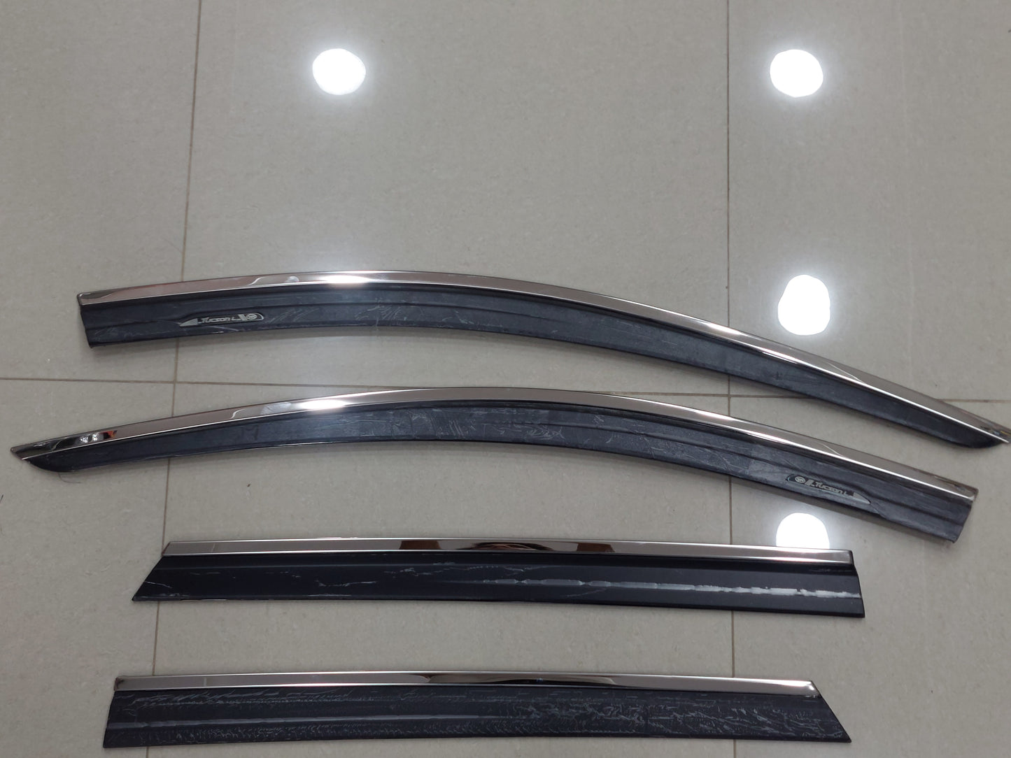 MG HS 2021-2026 | Mg Hs phev TXR Airpress with chrome luxury Rain Visors