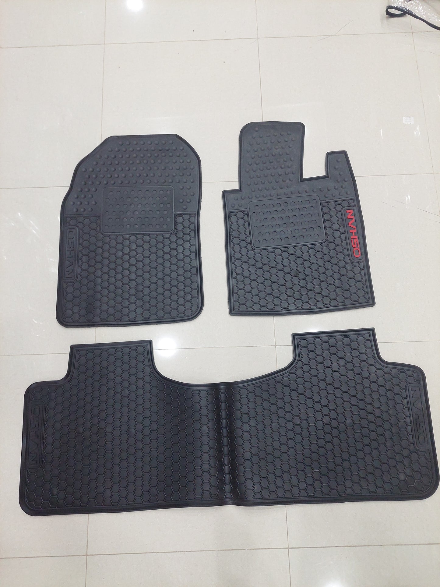 Oshan X7 Rubber Floor Mats For Both 5 & 7 seater Premium latex mats