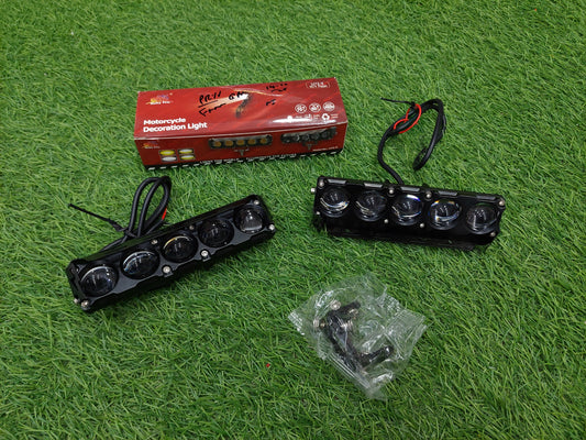 Car Projector Fog Light - White & Yellow with Flasher