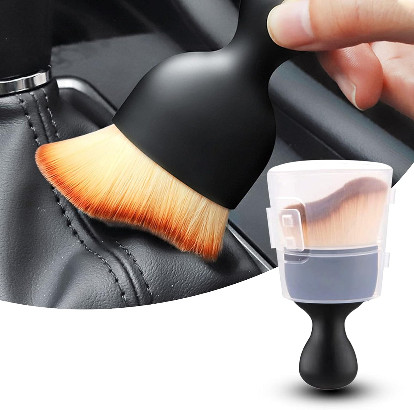 Car Interior Mini Brush Ultra-Soft Cleaning Brush For Interior