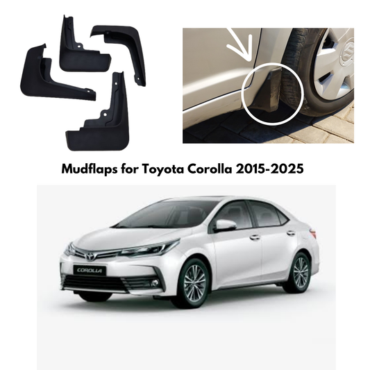Toyota Corolla 2015–2025 Mudflaps protect your car from dirt