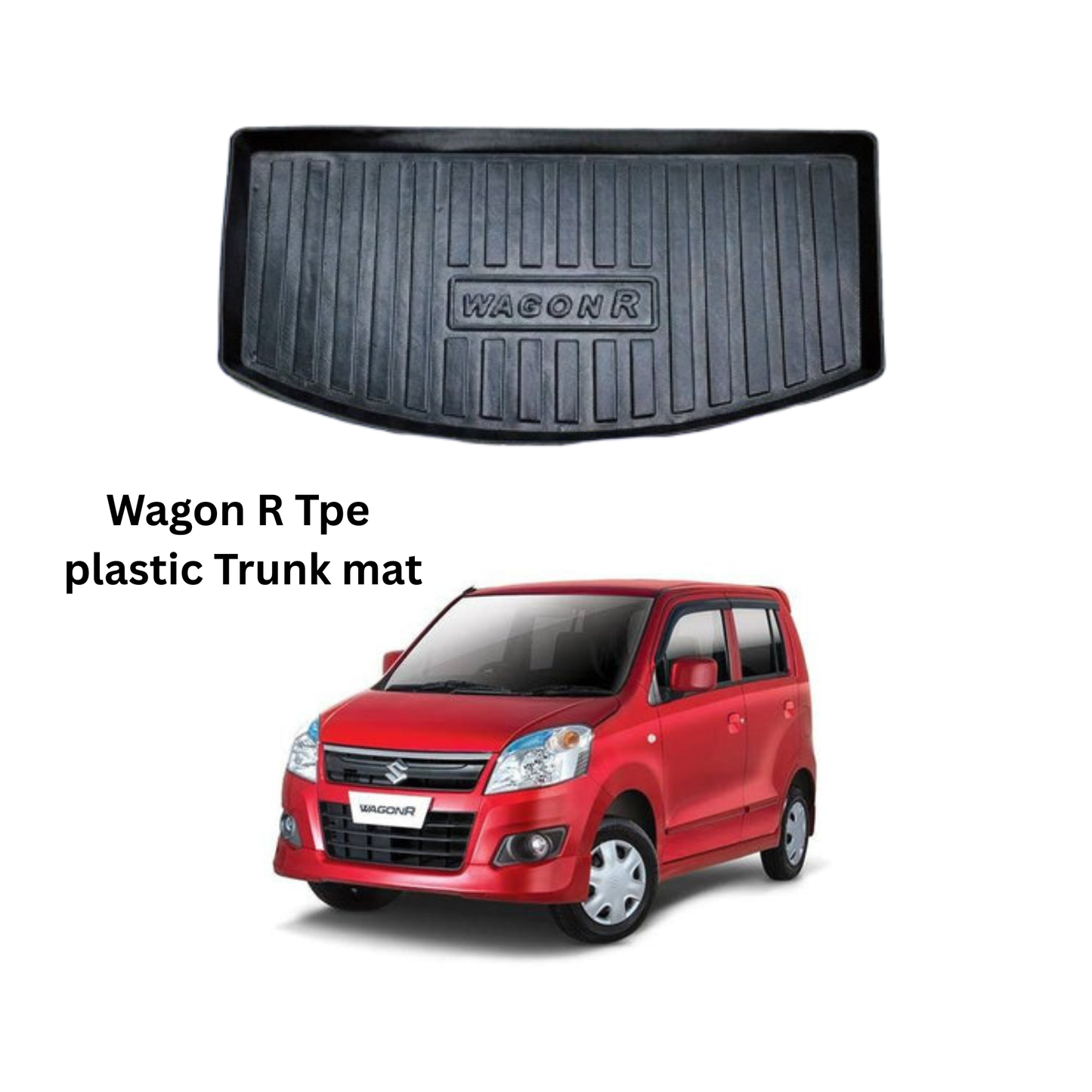 TPE Trunk Mat for Wagon R | Premium Waterproof Cargo Liner