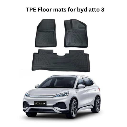 BYD Atto 3 TPE Floor mats 2025-2026 premium tray mats